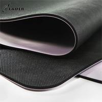 Tapis de yoga en PU de forme arquée adapté à un usage domestique antidérapant, silencieux pour les exercices de fitness et de yoga