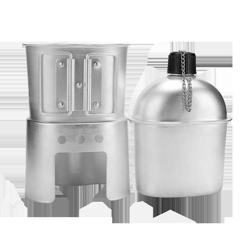 Lunch box + kettle + alcohol stove + cloth bag -0.9L