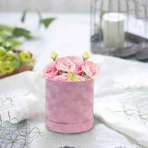 Caja de regalo de flores con embalaje de papel de terciopelo y cartón para ramo de flores, se puede personalizar según las necesidades. - Product Image 5