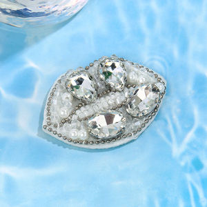 पैच रंगीन दिलचस्प थोक बिक्री क्रिसमस हैंडबुने तैयार उत्पाद ट्रेंडी वॉलेट बहुमुखी फ्फी पैच - Product Image 5