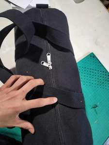 Waterproof Storage Zipper <b>Bag</b> Business Travel Large Capacity Fashionable Oxford Canvas Short Light Carrying Travel <b>Bag</b> - Product Image 3