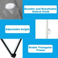 Chaise de camping double portable avec cadre en acier allié durable, table parapluie, porte-boissons, glacière et sac de transport - Pour extérieur, plage, patio
