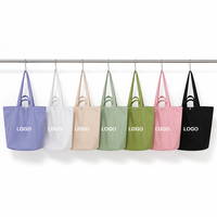 Sac fourre-tout en toile pour femmes, sacs fourre-tout personnalisés en toile, style matelassé periwinkle, grande taille, OEM, vente au détail, shopping quotidien, approvisionnement en gros