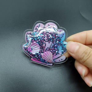 Personalizado 3D Bonito Engraçado Adesivos Lantejoula Cheia Macia TPU Duro PVC Etiqueta Etiqueta <span class=keywords><strong>Patch</strong></span> Inflável para Vestuário - Product Image 6