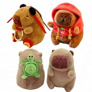En gros, personnalisé, jouets en peluche Capybara super doux en coton PP et nylon, pour le sac à dos, porte-clés mignon, petite poupée en peluche, cadeau - Product Image 6