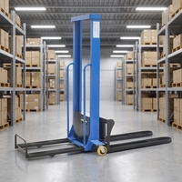 Chariot élévateur embarqué léger, capacité 1000 kg, alimenté par batterie lithium-ion, transpalette électrique avec déplaceur latéral, livraison mobile XINGZHI