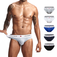 Caleçons mi-hauts élastiques sexy pour hommes, vente en gros, logo personnalisé, conception gratuite, respirants pour l'été, boxers tricotés pour adultes