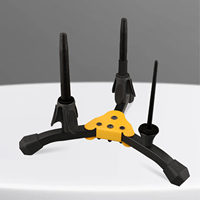Hercules Foldable Wind Band Stand for Flute Piccolo Clarinet-Portable Musical Instrument Accessory