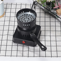 Allume-charbon électrique haute puissance 500W en métal personnalisé pour chicha, plaque chauffante avec poignée