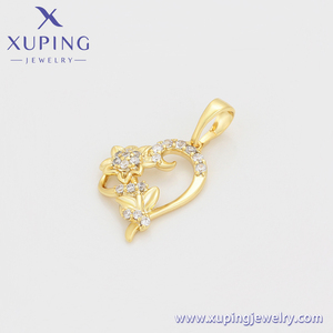 A00910525 xuping gioielli elegante cuore fiore collana <span class=keywords><strong>festa</strong></span> <span class=keywords><strong>della</strong></span> <span class=keywords><strong>mamma</strong></span> ciondolo <span class=keywords><strong>mamma</strong></span> ciondolo placcato oro 14k - Product Image 3