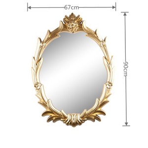 Venta al por mayor de estilo europeo moderno de encaje antiguo decorativo para baño y sala de estar <span class=keywords><strong>espejos</strong></span> de entrada montados en la pared - Product Image 5