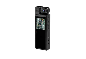 フルHD1080PミニWifiカメラポータブルデジタルビデオレコーダーセキュリティカメラボディカメラ、1.3インチ画面