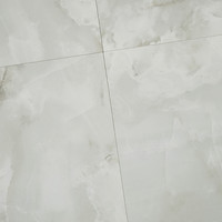 Carrelage de salle de bain rectifié poli antidérapant Onyx Pearl 90x90 cm, épaisseur 11 mm