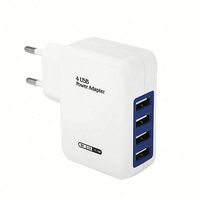 Adaptateur USB universel portable intelligent à 4 ports 5V 3.1A pour la maison et les téléphones