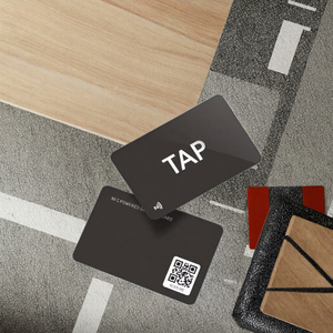 บัตรธุรกิจกันน้ำ TapFive NFC แบบกำหนดเอง ทำจาก PVC พร้อมคิวอาร์โค้ด ชิป RFID สำหรับชำระเงิน NTAG213 รองรับโซเชียลมีเดียและเมนูแบบดิจิทัล - Product Image 3