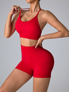 Conjunto Deportivo de Yoga con Diseño Sexy para Mujer, Top Deportivo y Leggings de Cintura Alta, Ropa Deportiva para Gimnasio y Entrenamiento - Product Image 5