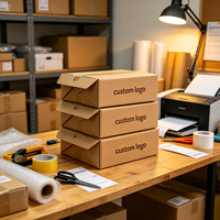 Umweltfreundliche Premium-Versandkartons aus Naturkraftpapier für grenzüberschreitenden Versand, kundenspezifische Größen erhältlich