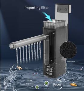 Vente flash : Écumeur d'huile flottant automatique pour aquarium, pompe à écumeur de protéines avec éponge filtrante, nettoyage de l'eau du réservoir à poissons - Product Image 3