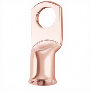 Dowells 100% Copper Tin Plated Crimp Tubular Wire Ring <b>Terminal</b> Lugs for Industrial Use Battery Cable Connectors 2/0 AWG*1/2 - Product Image 2