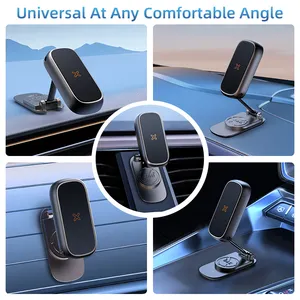 For Dashboard 360 Rotation Magnetic Car Phone Holder For Car Metal Magnetic Phone Mount Car Phone Holder