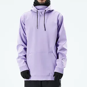 Mountain Outdoor Soft Shell Fleece giacca a vento impermeabile Snowboard felpe con cappuccio da uomo Softshell Pullover giacca da sci