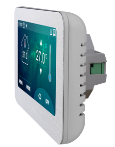 Avec <span class=keywords><strong>Google</strong></span> Home Alexa Tuya Dry Contact Smart Wifi Thermostat Pièces de chauffage par le sol Couleur Touch Voice Speaker Control - Product Image 3