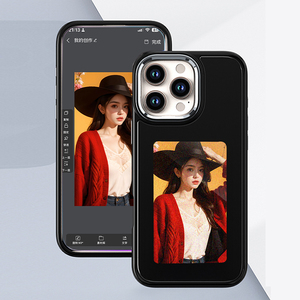 Ốp điện thoại màn hình mực điện tử AERMY DIY cho <span class=keywords><strong>iPhone</strong></span> 16 15 14 13 12 Pro Max, tích hợp NFC thông minh, làm từ chất liệu PC - Product Image 1