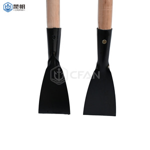 Grattoir à long manche avec lame en métal et manche en bois, outil de nettoyage domestique durable pour l'élimination de la rouille et de la peinture sur terrasses - Product Image 4