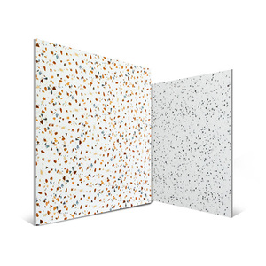 Carrelage intérieur en ciment rustique, céramique en porcelaine, aspect gris foncé, <span class=keywords><strong>dalle</strong></span> terrazzo pour mur et sol de balcon - Product Image 2