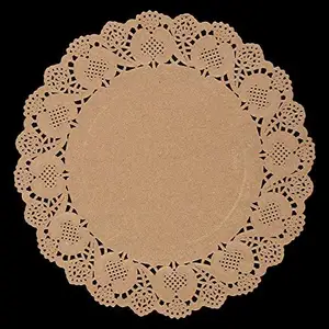 Yuvarlak Placemats kağıt dantel Doilies kek tatlılar ve düğün süslemeleri