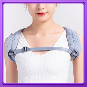 Azhengren Chapter Posture Corrector <b>Brace</b> Xxs-Xl Gray And White <b>Back</b> Support Hunchback Correction Belt - Product Image 4