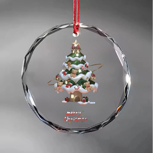 Vente en gros de décorations de Noë<span class=keywords><strong>l</strong></span> en cristal K9 3D de 60/80 mm - Décoration suspendue festive pour <span class=keywords><strong>arbre</strong></span> de Noë<span class=keywords><strong>l</strong></span>, maison, bureau (cadeau de Noë<span class=keywords><strong>l</strong></span>) - Product Image 1