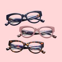 Montures de lunettes élégantes sans monture anti-lumière bleue unisexe, tendance européenne et américaine, verres plats optiques pour la lecture