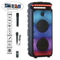 Mifa — boîte à son pour batterie, haut-parleur karaoké en plein air, fêtes en plein air, chant, avec LED multicolores, 8 pouces