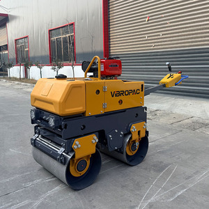 Rodillo Vibratorio VIBROPAC SS-R800 <span class=keywords><strong>de</strong></span> 10 kW con Motor Diésel Refrigerado por Agua, Compactador Manual, Diseño Remolcable y Soportes <span class=keywords><strong>de</strong></span> Goma - Product Image 3