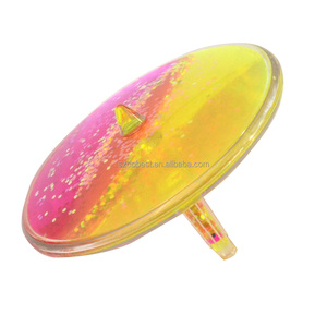 Vente chaude Liquide Rotatif Jouet Top Enfants Populaire Pas Cher Usine Vente Nouveau Design Petit Toupie Vacances D'affaires Cadeau Acrylique - Product Image 5