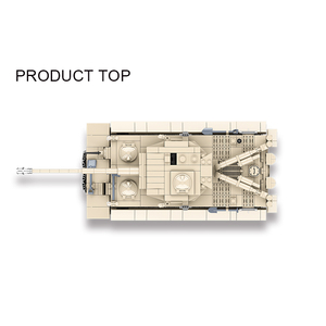 Bloques de Construcción MOC del Tanque de Batalla Principal Tiger Alemán de la Segunda Guerra Mundial, Juguete de Ingeniería, Kit de Modelo de Tanque de la Segunda Guerra Mundial - Product Image 4