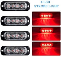 12V 24V Led stroboscopique voyant d'avertissement camion voiture lampe de balise stroboscopique Grille lumineuse clignotante barre de lumière double couleur ambre rouge bleu blanc