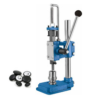 Machine à presser manuelle robuste et durable BWAER pour la pose de boutons-pression, rivets, œillets et perforations – Outil artisanal pour ceintures et sacs