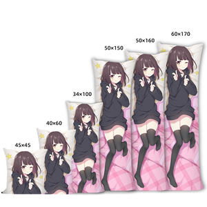 Housse de coussin Dakimakura personnalisée Menhera <span class=keywords><strong>Chan</strong></span>, adorable personnage d'anime pour fille - Product Image 1