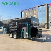 WECARE Catering Remorque de restauration mobile de 17 pieds, cuisine mobile, camion de restauration rapide avec équipement de cuisine complet à vendre aux États-Unis