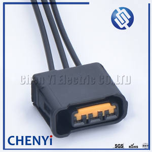 <span class=keywords><strong>3</strong></span> Pin su geçirmez oto elektrik soketi <span class=keywords><strong>2.3</strong></span> kadın FW-C-D3F-B FW-C-D3F ateşleme bobini konnektörü adaptör parçası için 15cm koşum ile - Product Image 1