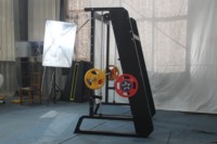 Machine de musculation professionnelle en acier de grande taille pour la musculation, chargeur inclus