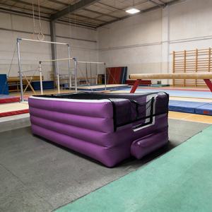Pit de espuma de aire de PVC para gimnasio, suelo de fitness de aterrizaje, inflable, móvil, pista de aire, equipo de gimnasia, protección de entrenamiento - Product Image 1