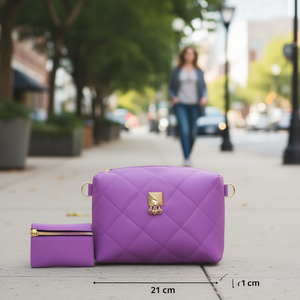 Bolso Bandolera Pequeño para Mujer Francis Camel, Estilo Vintage, Cierre de Cremallera, para Uso Diario en Todas las Estaciones - Product Image 2