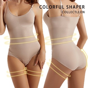 Wholesale Bodysuit Shapewear Women Top Tummy Control Full Body Shaper Anti Shorts Slimming Waist Trainer Butt Lifter - Product Image 3