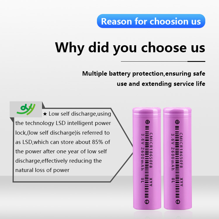 XYY 18650 Battery - 3.6V 3200mah Lithium Ion Power Solution