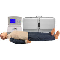 Maniquí de Entrenamiento de Reanimación Cardiopulmonar SCIEDU, Mezcla de Elastómero Termoplástico, Modelo de RCP Artificial para Enseñanza Médica