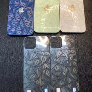 ฟิล์มกันรอยหลังลายคาร์บอนไฟเบอร์ 3 มิติ สำหรับ iPhone 12 11 13 14 Pro Max พร้อมฟิล์มปิดเลนส์ - Product Image 2