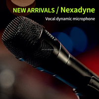 Micrófonos Vocales Dinámicos Supercardioide Profesionales TNH NXN8/S con Tecnología de Doble Motor para Grabación en Estudio
